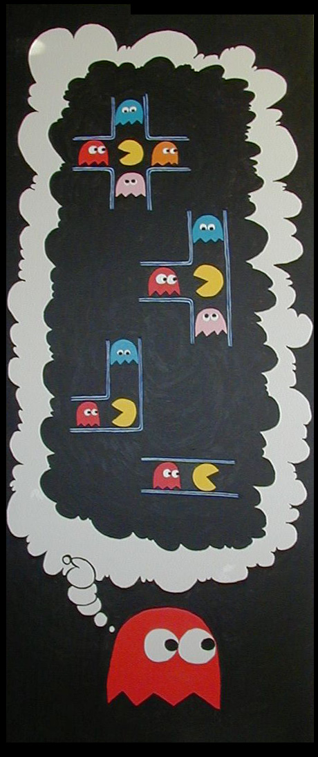 pac man ghost cartoon